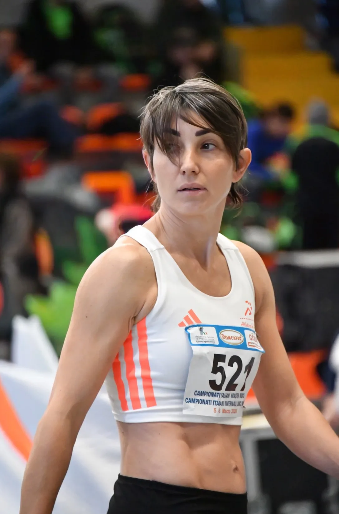 Ritratto di Silvia Di Domenico ai Campionati Italiani Master Indoor, Ancona 2026