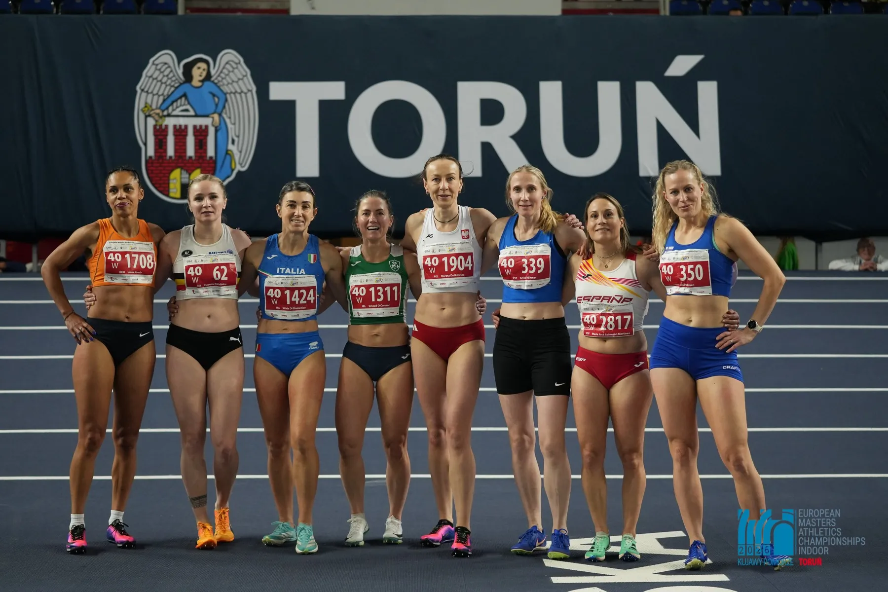 Le finaliste dei 60 m a Toruń 2026