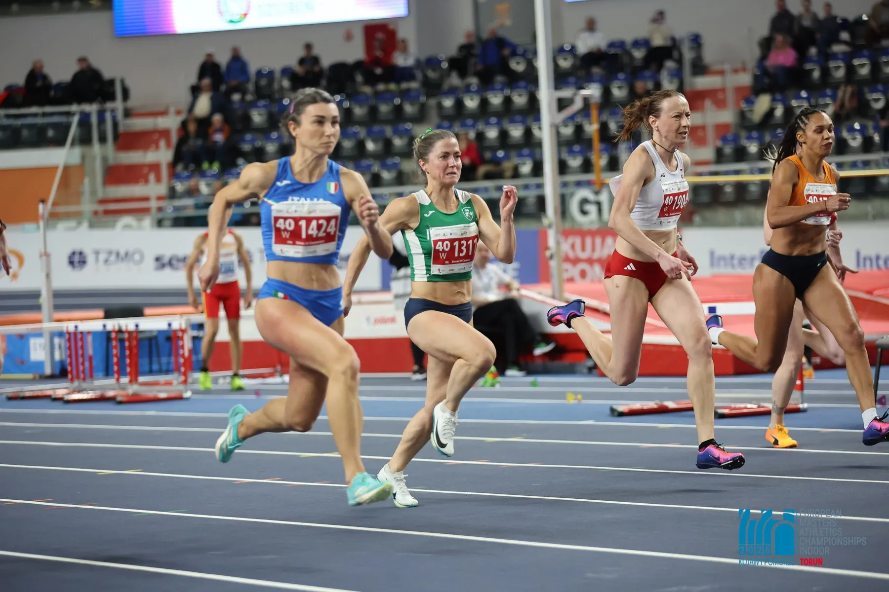 Lo sprint agli Europei Master Indoor di Toruń 2026